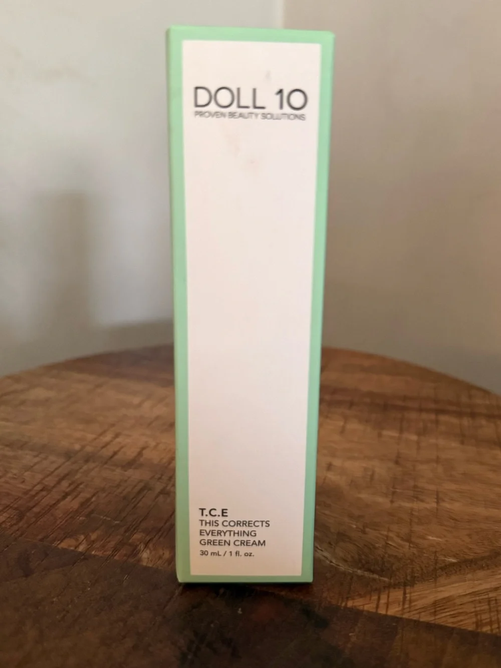 Doll 10 T.C.E Green Corrective Face Cream - Green 30ml 1 oz NEW